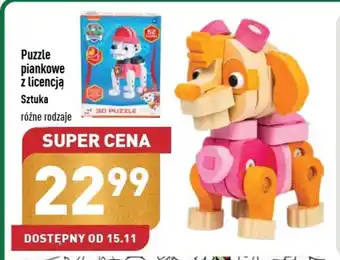 ALDI Puzzle piankowe z licencją oferta