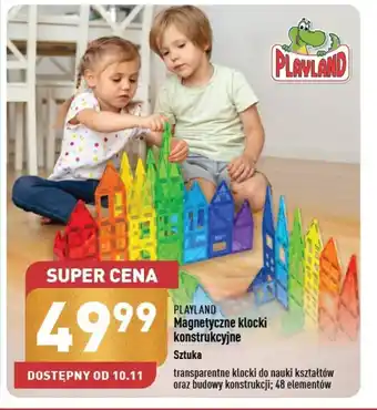 ALDI PLAYLAND Magnetyczne klocki konstrukcyjne Sztuka oferta