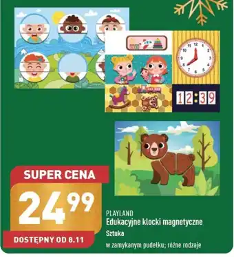 PLAYLAND Edukacyjne klocki magnetyczne Sztuka