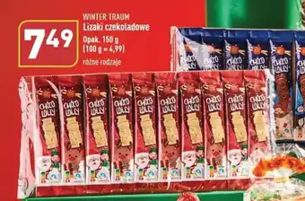 ALDI WINTER TRAUM Lizaki czekoladowe 150g oferta
