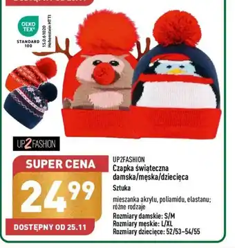ALDI UP2FASHION Czapka świąteczna damska/męska/dziecięca oferta