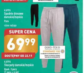 ALDI KAPPA Spodnie dresowe damskie/męskie oferta