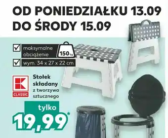 Kaufland Stołek składany oferta