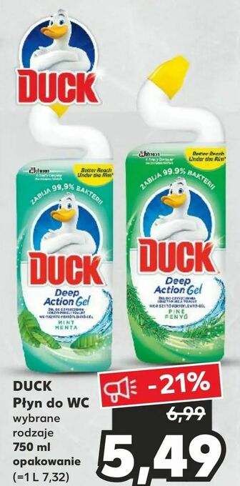 Kaufland DUCK Płyn do WC oferta