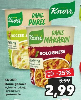 Kaufland KNORR Danie gotowe oferta