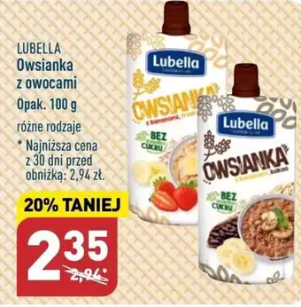 ALDI LUBELLA Owsianka z owocami 100 g oferta