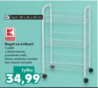 Kaufland Regał na kółkach oferta