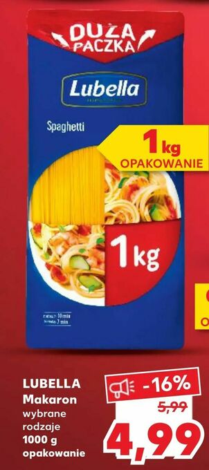 Kaufland LUBELLA Makaron oferta