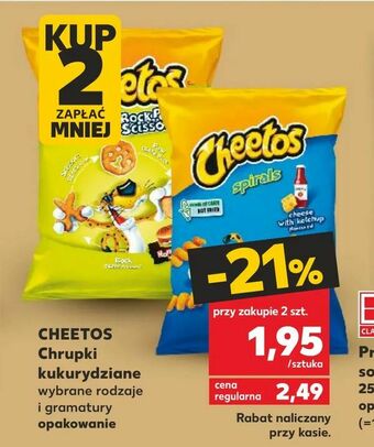 Kaufland CHEETOS Chrupki kukurydziane oferta