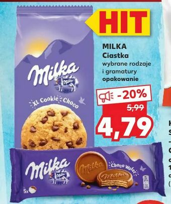 Kaufland MILKA Ciastka oferta