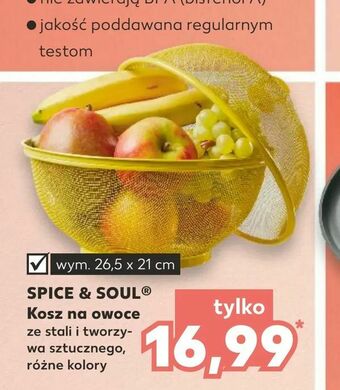 Kaufland SPICE & SOUL ® Kosz na owoce oferta
