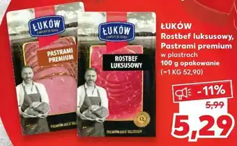 Kaufland ŁUKÓW Rostbef luksusowy, Pastrami premium oferta