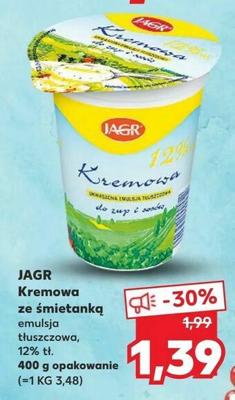 Kaufland JAGR Kremowa ze śmietanką oferta