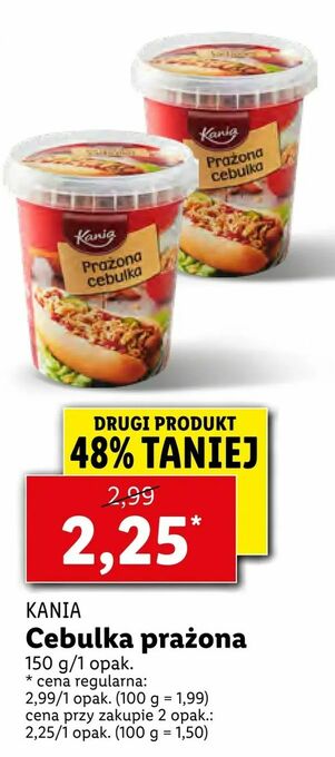 Lidl Cebulka prażona oferta