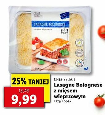 Lidl Lasagne Bolognese z mięsem wieprzowym oferta