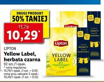 Lidl Yellow Label, herbata czarna oferta