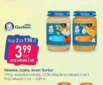 Stokrotka Obiadek, zupka, deser Gerber oferta