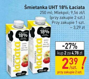 Stokrotka Śmietanka UHT 18% Łaciata oferta