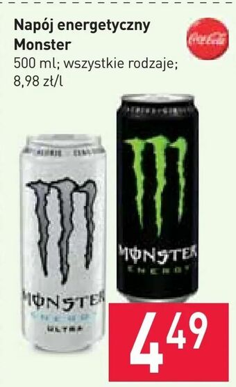 Stokrotka Napój energetyczny Monster oferta