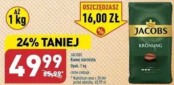 ALDI JACOBS Kawa ziarnista 1kg oferta