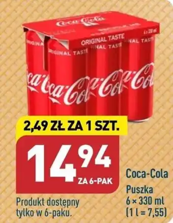 ALDI Coca Cola 6x330ml oferta