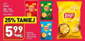 ALDI LAY'S Chipsy 160 g oferta