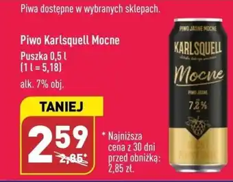 ALDI Piwo Karlsquell Mocne 0,5l oferta