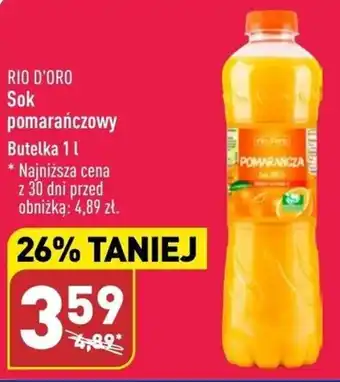 ALDI RIO D'ORO Sok pomarańczowy 1 l oferta