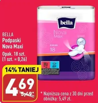 ALDI BELLA Podpaski Nova Maxi 18szt. oferta