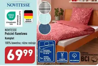 ALDI NOVITESSE Pościel flanelowa oferta