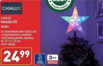 ALDI CASALUX Gwiazda LED oferta