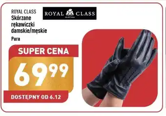 ALDI ROYAL CLASS Skórzane rękawiczki damskie/męskie oferta