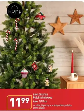 ALDI HOME CREATION Ozdoba choinkowa 1/2/3 szt. oferta