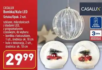 ALDI CASALUX Bombka Kule LED 2 szt. oferta