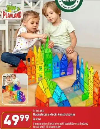 PLAYLAND Magnetyczne klocki konstrukcyjne