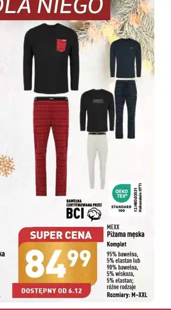 ALDI MEXX Piżama męska Komplet Rozmiary: M-XXL oferta