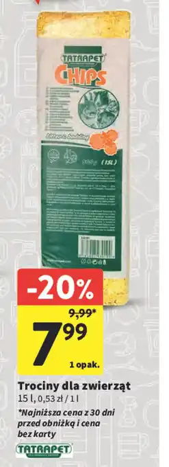 Intermarche Trociny dla zwierząt 15 l oferta