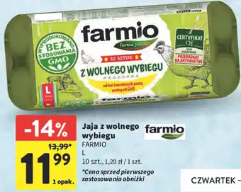 Intermarche Jaja z wolnego wybiegu oferta
