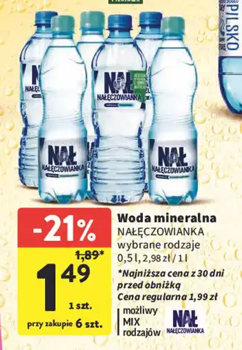 Intermarche Woda mineralna 0,5 l oferta