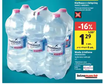 Intermarche Woda źródlana 1 l oferta