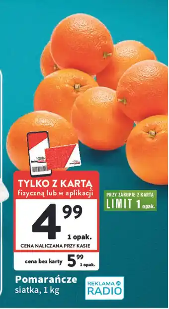 Intermarche Pomarańcze 1 kg oferta