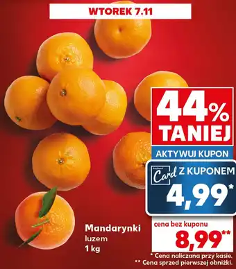 Kaufland Mandarynki 1kg oferta