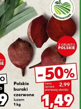 Kaufland Polskie buraki czerwone 1 kg oferta