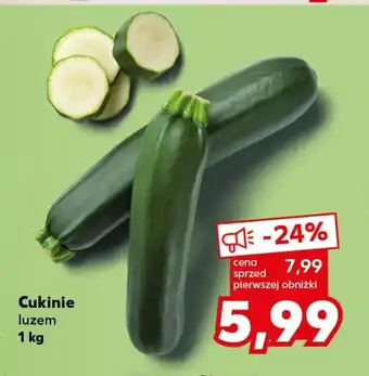 Kaufland Cukinie luzem 1 kg oferta