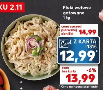 Kaufland Flaki wołowe gotowane 1kg oferta