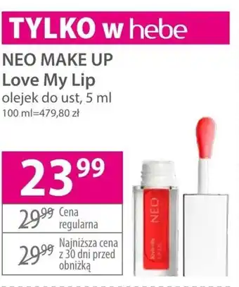 Hebe Olejek do ust oferta