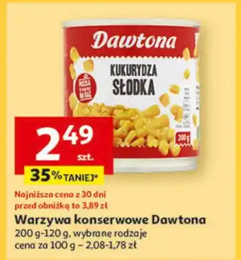 Auchan Warzywa konserwowe oferta