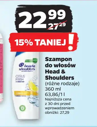 Netto Szampon do włosów head & shoulders oferta