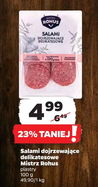 Netto Salami dojrzewające delikatesowe mistrz rohus oferta