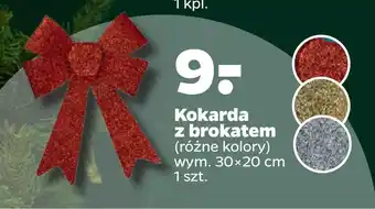 Netto Kokarda z brokatem oferta